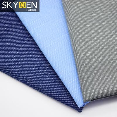 China New Fashion Anti-Static Yarn Dyed Wicking Solid Color 100% Cotton Shirt Fabric for sale