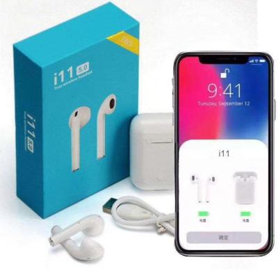 China Genuine Cheap In-ear Amazon Success Wireless QC i11 Earbud Headphone TWS Wireless Stereo 100% for sale