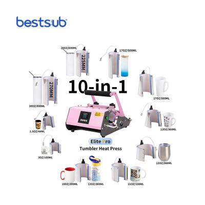 China Wholesale BestSub Home Use Transfer Tumbler Digital Sublimation Machine Heat Press Machine Printing Mug Press for Lean 20oz Tumbler for sale