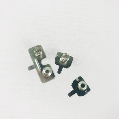 China Wholesale manufacturer battery copper aa leaf spring contact toy connector can be used for 2 battery aa 2 battery for sale