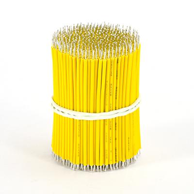 China Toy 9 Core 16CM Tinned Electrical Wire Harness Copper PVC Insulated Cable Yellow Wiring Inside Toys On Factory Supply for sale