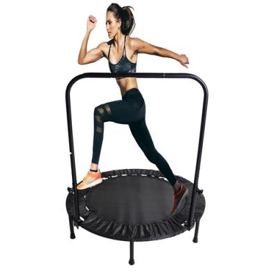 China Without Protective Net Inch USA Stock 40 Mini Exercise Trampoline For Adults Or Kids - Indoor Fitness Rebounder Trampoline With Safety Guard for sale