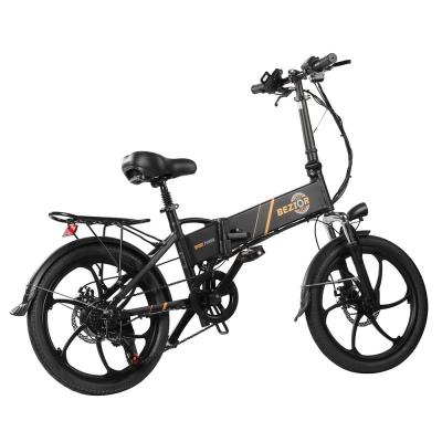 China Aluminum Alloy UK EU Warehouse Cheap Price 20 Inch Tire 350w 10.4ah Bezior M20 Folding Ebike Dropshipping Fast Deliver for sale