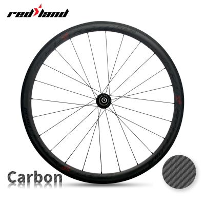 China Ultra Light Carbon Fiber Redland Bicycle Parts 700C Anvil Carbon Road Bike Wheelset Carbon Wheel Bicycle Rims for sale