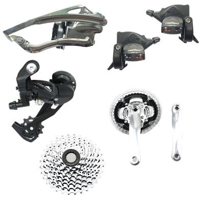 China ALLOY MTB Bicycle 8 Speed ​​Derailleur Groupset Complete Set With Redland Brand for sale