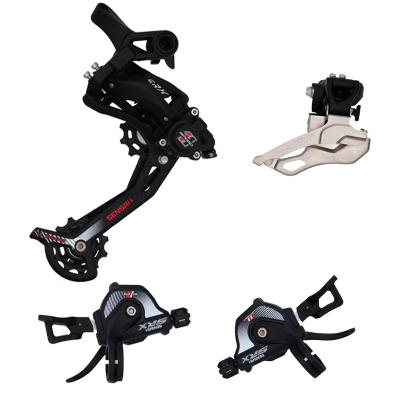 China Gear Sensah Derailleur Groupset For 2 x 11speed MTB Mountain Bike Clutch Lever for sale