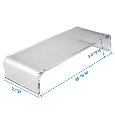 China Acrylic Computer Monitor Stand Plastic Acrylic Computer Monitor Bed Stand for sale