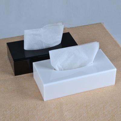 China Acrylic Resin Acrylic Tissue Box For Wholesale Acrylic Mirror Tissue Box for sale