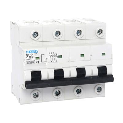 China Low Price CE CB Certificated 10kA MCB Rated 125Amp Miniature Circuit Breaker 10KA for sale