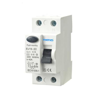 China A Modular Electrical Devices 2pole 4pole 40A Rccb Breaker for sale