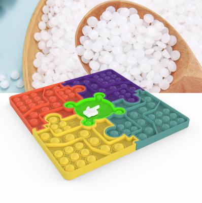 China Hot Sale Puzzle Push Bubble Checkerboard Splicing Square Splicing Toy Game, Big Game Busy Person Chess Board Sensory Toy for sale