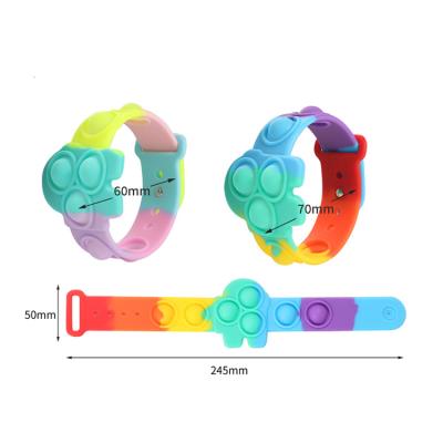 China Game of the sensory bracelet toy of new effort silicone relaxation wrist strap compression bracelet fidgety person wholesale for sale