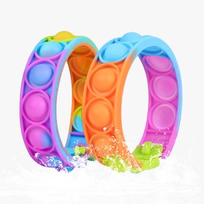 China Wholesale New Wristband Toys Band Push Noise Watch Bands Sensory Wristband Toys Wiggle Wristband For Kids for sale