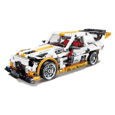 China DIY Building Brick 2021 New Light Up ABS Bricks Toy Series Car Set Assemble Blocks Boy's DIY Toy Building Blocks for sale