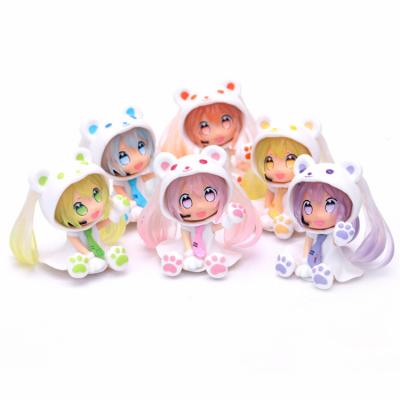 China Hot Sale Q Version Cute Creative Gift Toy Model Action Figures For Girls Game for sale