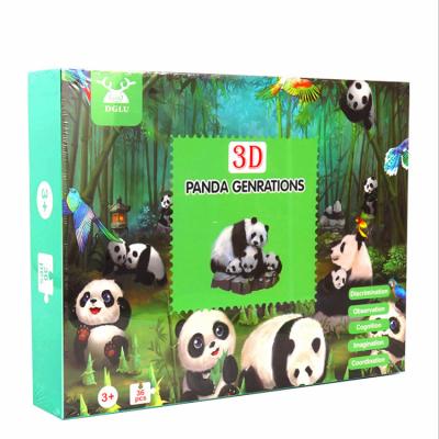 China Improve intelligence manufacturing factory animal puzzle children's intelligence development DIY puzzle toy for sale