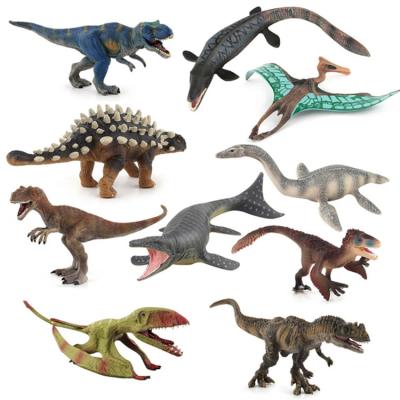 China Hot Selling 3D Dinosaur Plesiosaur Tyrannosaurus Toys Hot Sale Plastic Solid Realistic Children Toys Plastic Animal Kid Toy Decoration for sale