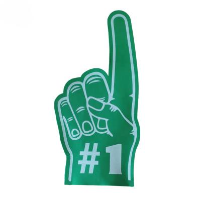 China Event Hot Sale Customized Design Promotion EVA Foam Cheering Hands Sports Foam Fingers For Event for sale