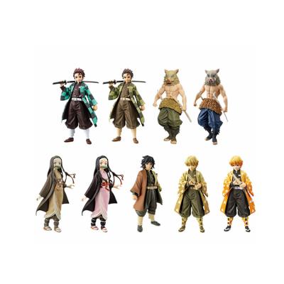 China Toying Manufacture Price Custom Mold 3D PVC Toys Action Figures Anime Cartoon Demon Slayer Model Figure for sale