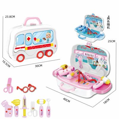 China Playing New Design For Pretend Doctor Toys Props With Lots Of Doctor Set Injection Medical Kit Role Play Classic Game Toys for sale