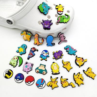 China Custom Choke Charms Factory Brand Custom Croc Charms Custom PVC Shoe Decoration Kid Choke Cartoon Shoe Charms for sale