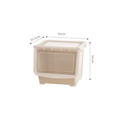 China Visual Lid For Large Home Organization Plastic Easy Access Boxes Colorful Storage Box for sale