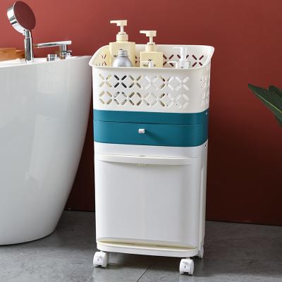 China Without Lid Wholesale Laundry Basket Bathroom Tissue Storage Wash Bin for sale