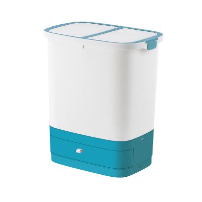 China Without Lid Mini Trash Can pp High Quality Plastic Small Waste Bin for sale