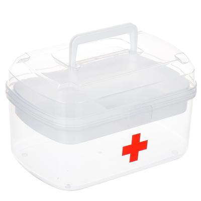 China Small Size Pharmacy Portable Household Medicine Box/Household Moving Pill Sundries for sale