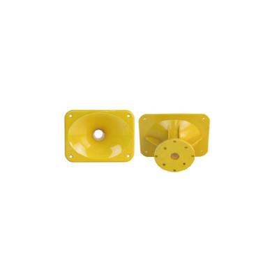 China Size 119*121*69mm High Quality Loudspeaker Accessories Plastic Polypropylene Yellow Loudspeaker Horn for sale