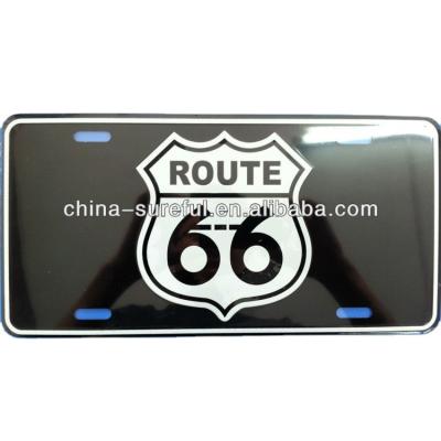 China Decorative Car Plates Sublimation License Plates Blank Sublimation Aluminum Embossed Car Decorative License Plate for sale