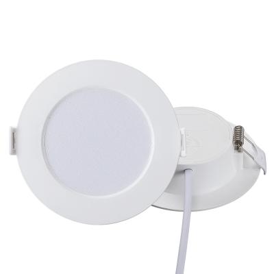 China OEM SKD 5Watt 7Watt 18W 20W Modern Commercial Slim Plastic Round Panel Lamp Square DOB Panel Light Recessed LED PC Backlit Panel Lights for sale