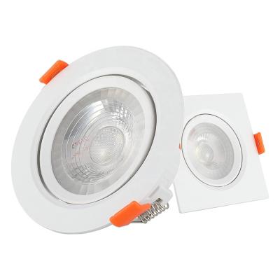 China 2020Modern Hot Selling Ip44 Dimmable Spot Downlight Parts Super Slim Tlz Adjustable Led Downlight Commercial Recessed Fixtures for sale