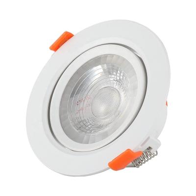 China Modern high quality IP40 module adjustable round shape led downlight 9W 12W 35W dimmable and dimmable spot CCT for sale