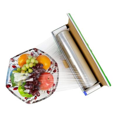 China Moisture Proof PE Cling Film 8mic-15mic Manufacturer Food Grade USA Materials LLDPE Cling Film for sale