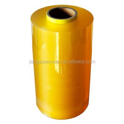 China MOQ 1 Ton 2000m Jumbo Rolls Moisture Proof PVC Cling Film for sale