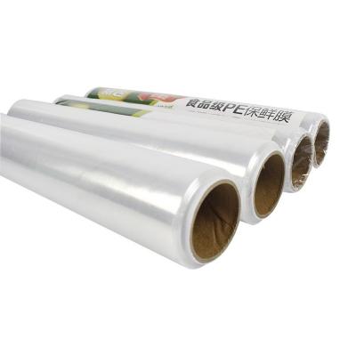 China 300% Elongation Food Grade Moisture Proof PE Cling Film for sale