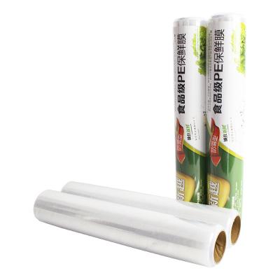 China Food Grade Moisture Proof Transparent PE Cling Film for sale