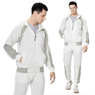 China Breathable Amazon 2 Piece Running Jogging Sports Tracksuits Long Sleeve Sweatsuit Men Tracksuit Set Sweatshirts Mens Hoodies for sale