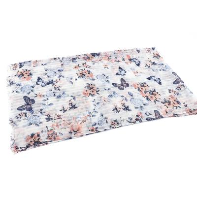 China Cotton Scarves Winter Competitive Price Scarf Packing Gift Box Flower Luxury Butterfly Pattern for sale