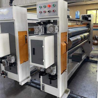 China Factory High Quality 2 Color Small Corrugated Box Printing, Embossing Machine Automatic Corrugated Box Machines for sale