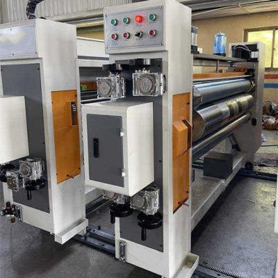 China Factory High Quality 2 Color Small Corrugated Box Printing, Embossing Machine Automatic Corrugated Box Machines for sale