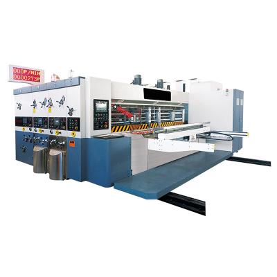 China Factory high quality, high precision gear driven high speed inkjet printing slotting and die cutting machine for sale