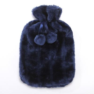 China Heater Sale 2L Hot Water Bottle With Rubber Hot Water Bottle With Plush Cover BS Hot Water Bag Cover for sale