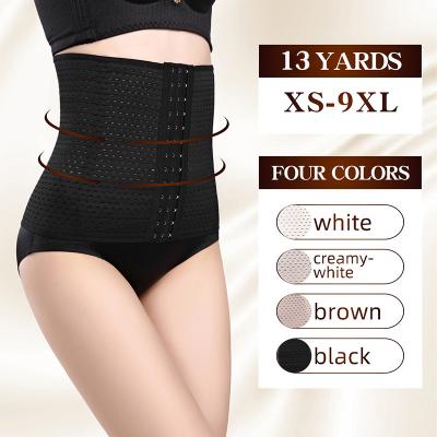 China High Quality Breathable Elastic Waistband Postpartum Pants Sweat Slimming Tummy Shapers Wraps Waist Women Trainer for sale