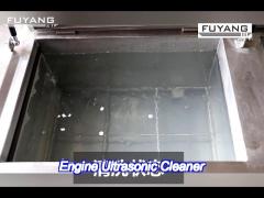 sus304 industrial ultrasonic cleaner double tanks  for machine parts