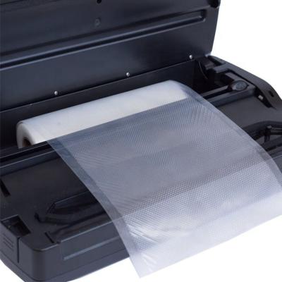 China Wholesale New Style 28cm*15m Barrier Plastic Packaging Embossed Rolls Storage Roll Vacuum Sealer Bag Food Packaging Vacuum Bag for sale