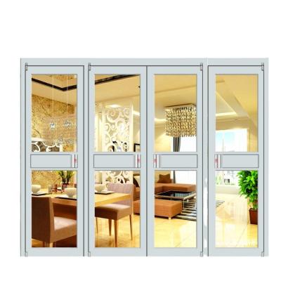 China Skillful Manufacturer Aluminum Metal Framed Door KFC Glass Door Waterproof With Handle for sale