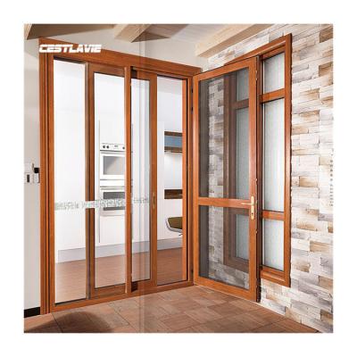 China Professional Magnetic Screen Supply Exporters Customized Safety Break Aluminum Alloy Frame Heat Insulation Window for sale