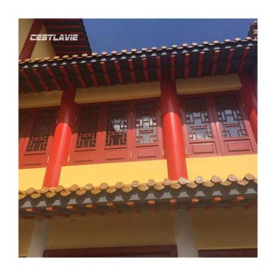 China OEM Magnetic Hui Style Antique Chinese Architecture Supplier Antique Screen Doors And Windows for sale